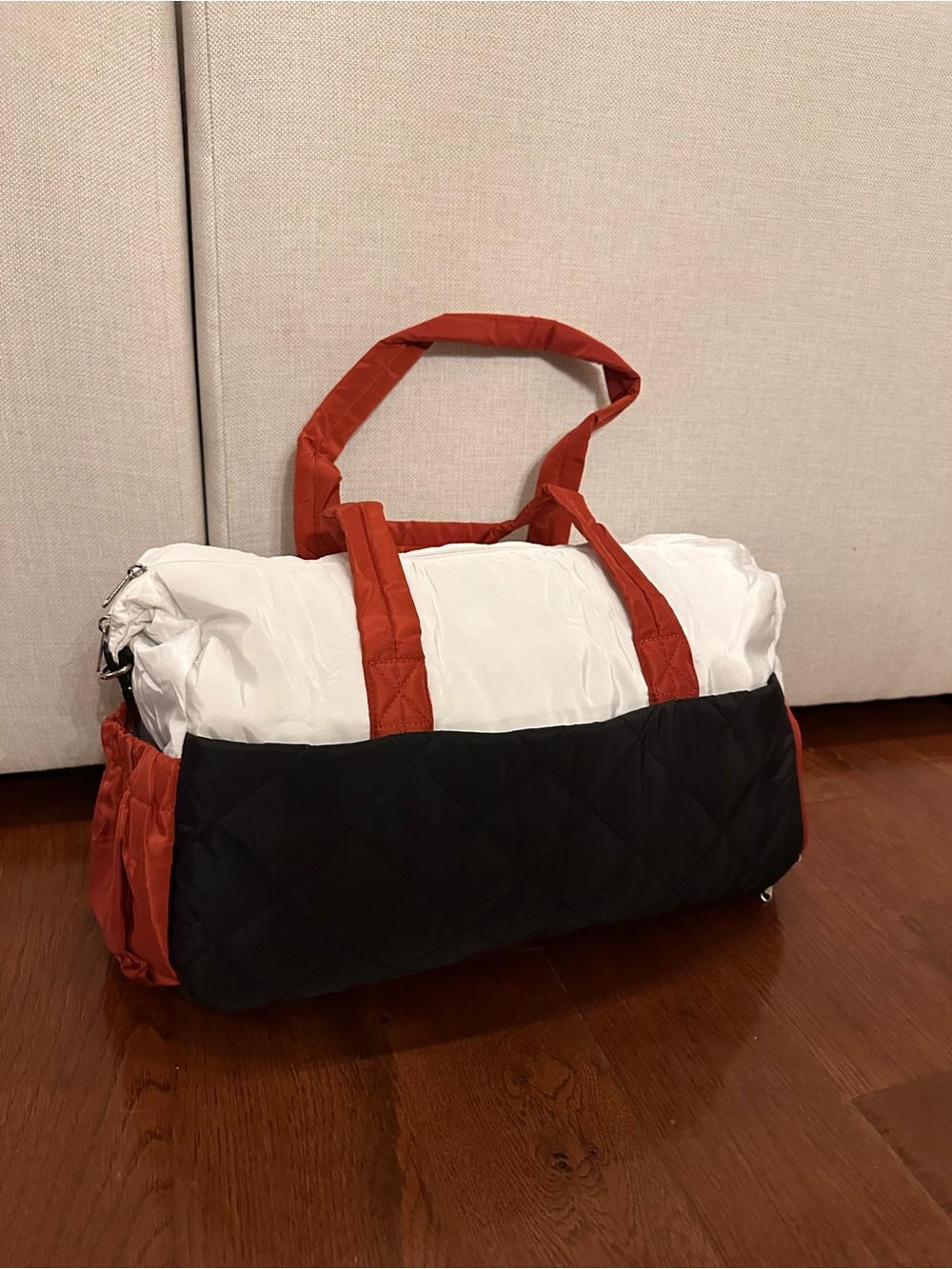 Koolaburra Puffy Colorblock Tote - versatile gym or travel bag